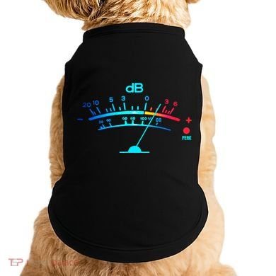Volume Vu Meter Vintage Audio Engineer Recording Doggie Tank