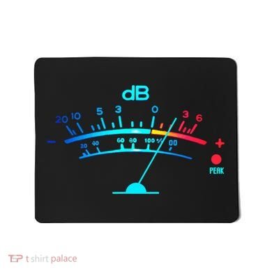 Volume Vu Meter Vintage Audio Engineer Recording Mousepad