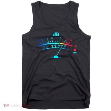 Volume Vu Meter Vintage Audio Engineer Recording Tank Top