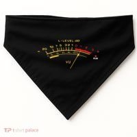Volume Vu Meter Audio Engineer Recording Fan USA-Made Doggie Bandana thumb 0