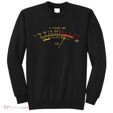 Volume Vu Meter Audio Engineer Recording Fan Sweatshirt