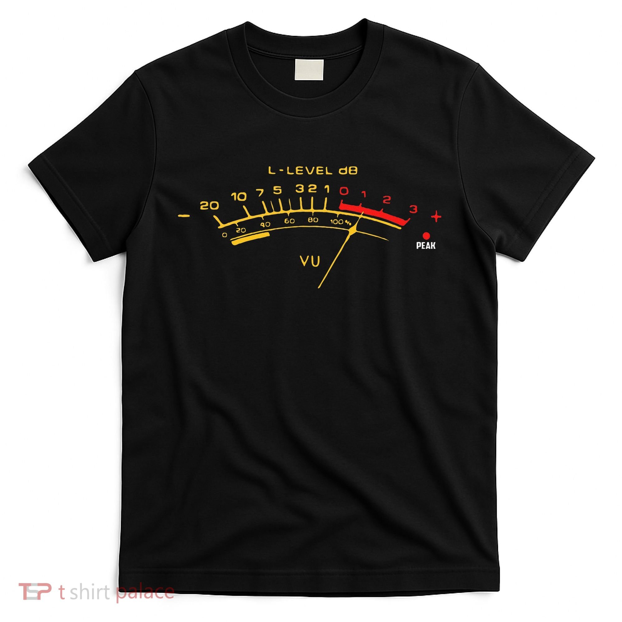 Volume Vu Meter Audio Engineer Recording Fan T-Shirt