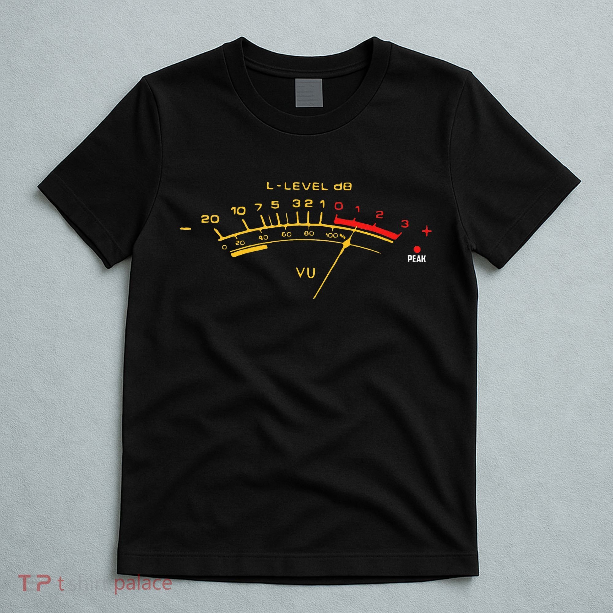 Volume Vu Meter Audio Engineer Recording Fan T-Shirt
