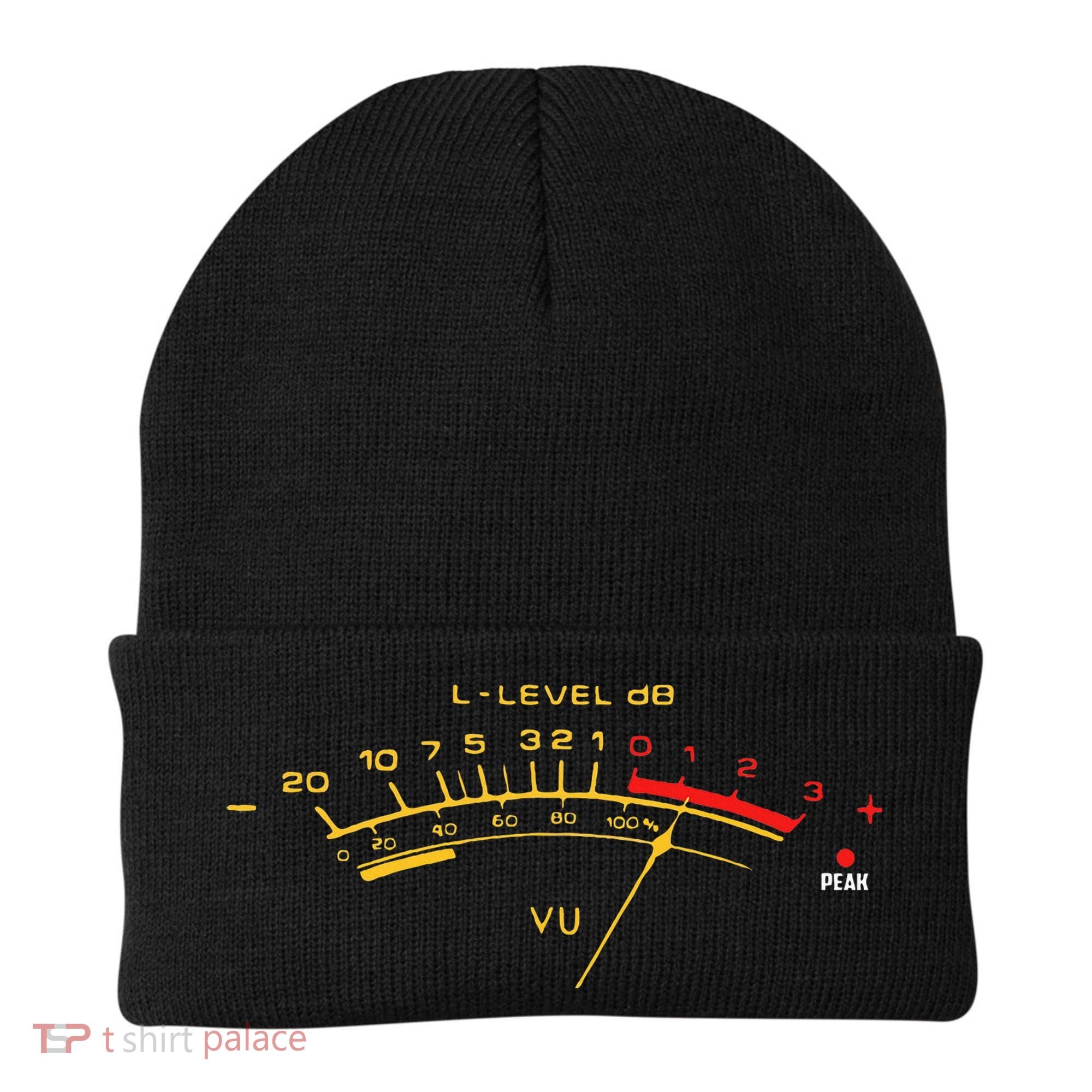 Volume Vu Meter Audio Engineer Recording Fan Beanie