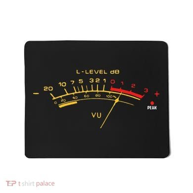 Volume Vu Meter Audio Engineer Recording Fan Mousepad