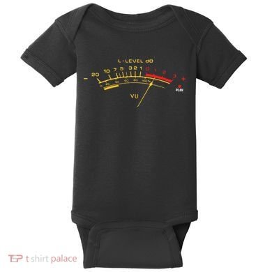 Volume Vu Meter Audio Engineer Recording Fan Baby Bodysuit