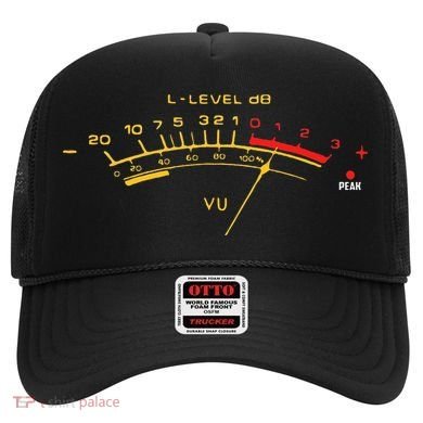 Volume Vu Meter Audio Engineer Recording Fan Hat
