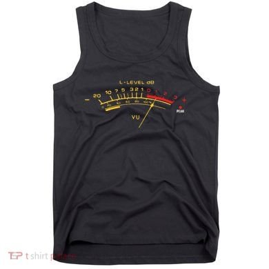 Volume Vu Meter Audio Engineer Recording Fan Tank Top