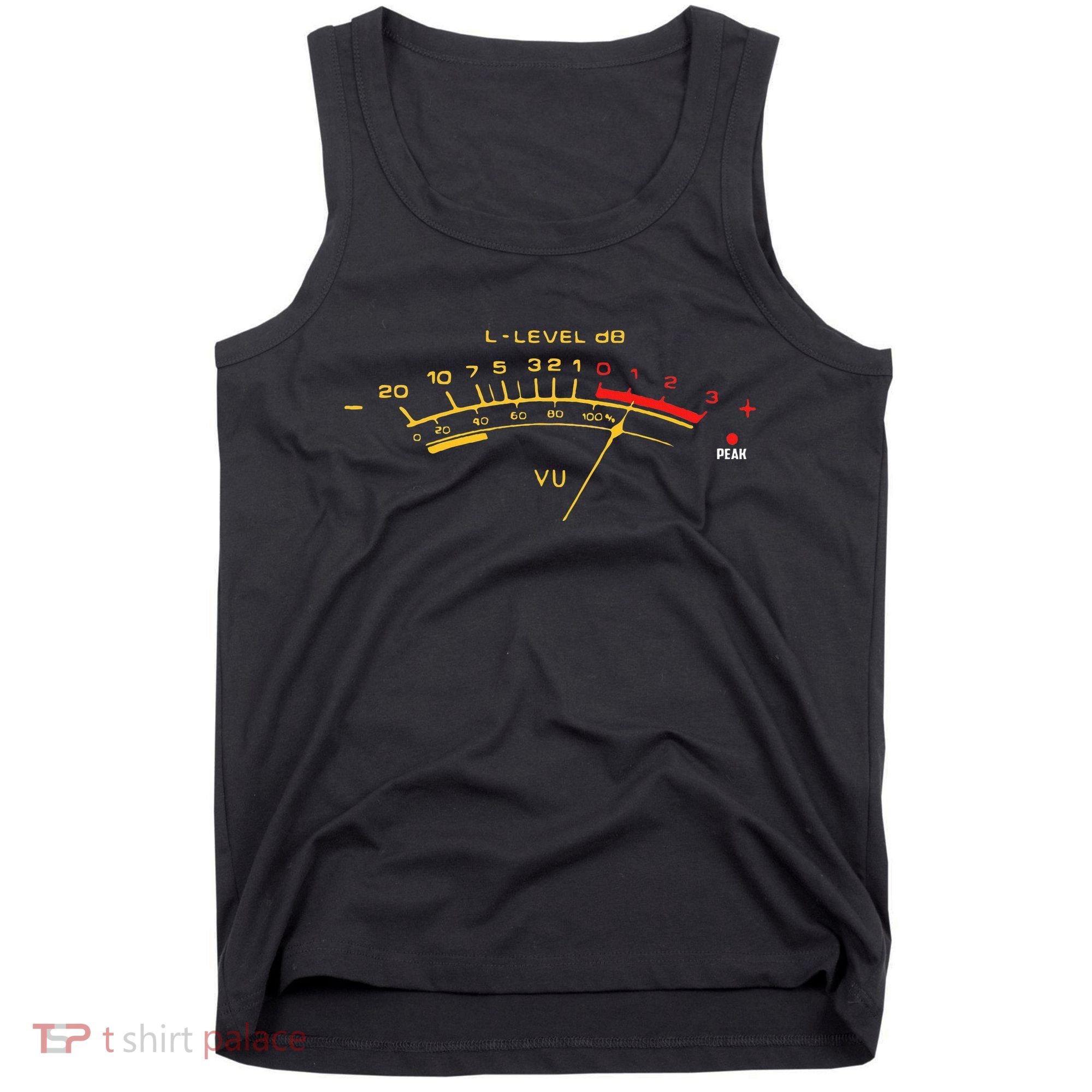 Volume Vu Meter Audio Engineer Recording Fan Tank Top