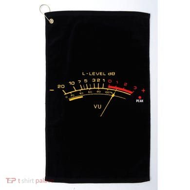 Volume Vu Meter Audio Engineer Recording Fan Golf Towel