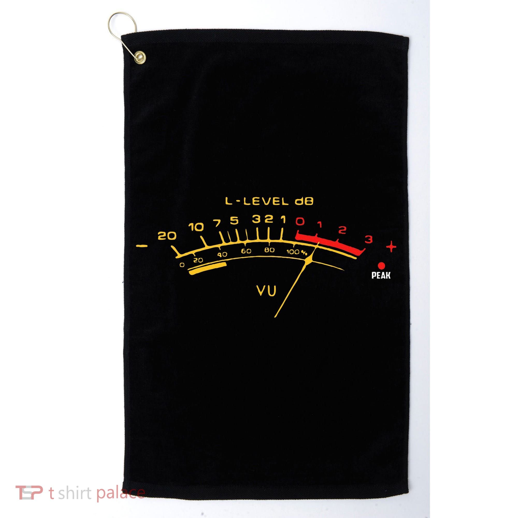 Volume Vu Meter Audio Engineer Recording Fan Golf Towel