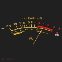 Volume Vu Meter Audio Engineer Recording Fan Golf Towel thumb 3