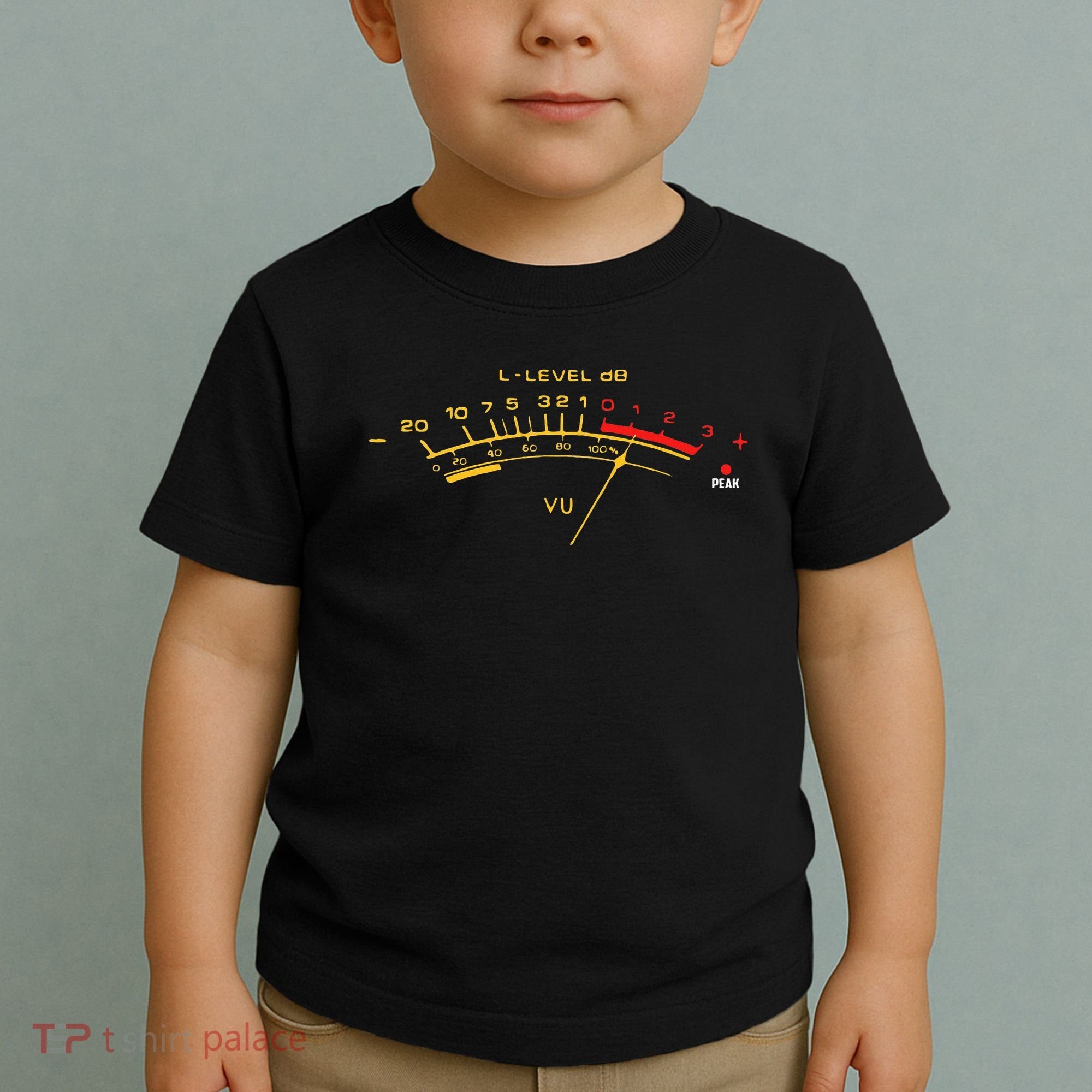 Volume Vu Meter Audio Engineer Recording Fan Toddler T-Shirt