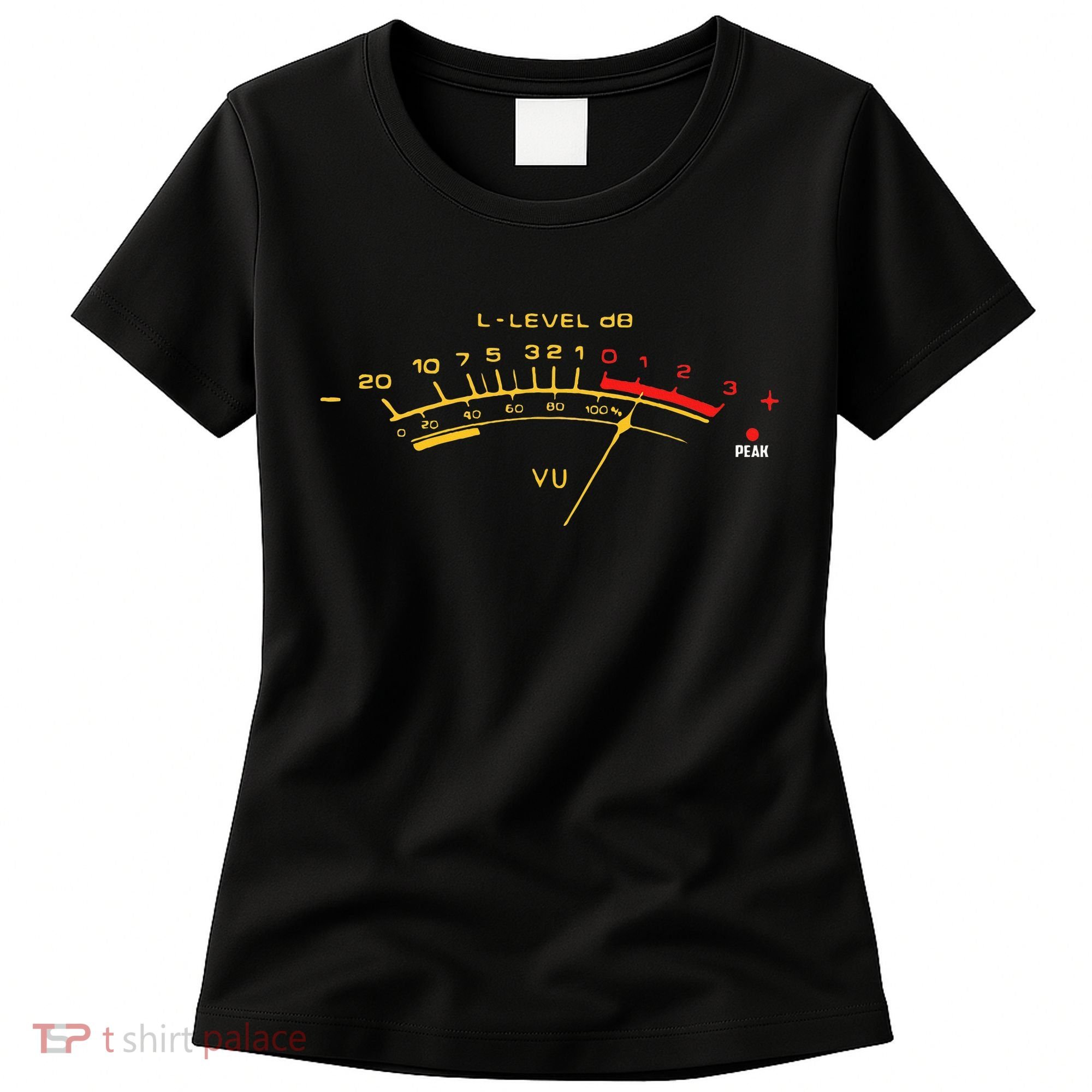 Volume Vu Meter Audio Engineer Recording Fan Women's T-Shirt