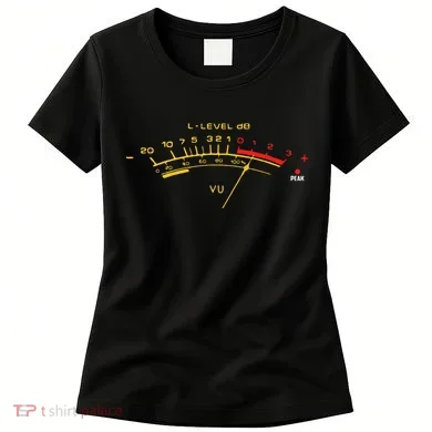 Volume Vu Meter Audio Engineer Recording Fan Women's T-Shirt