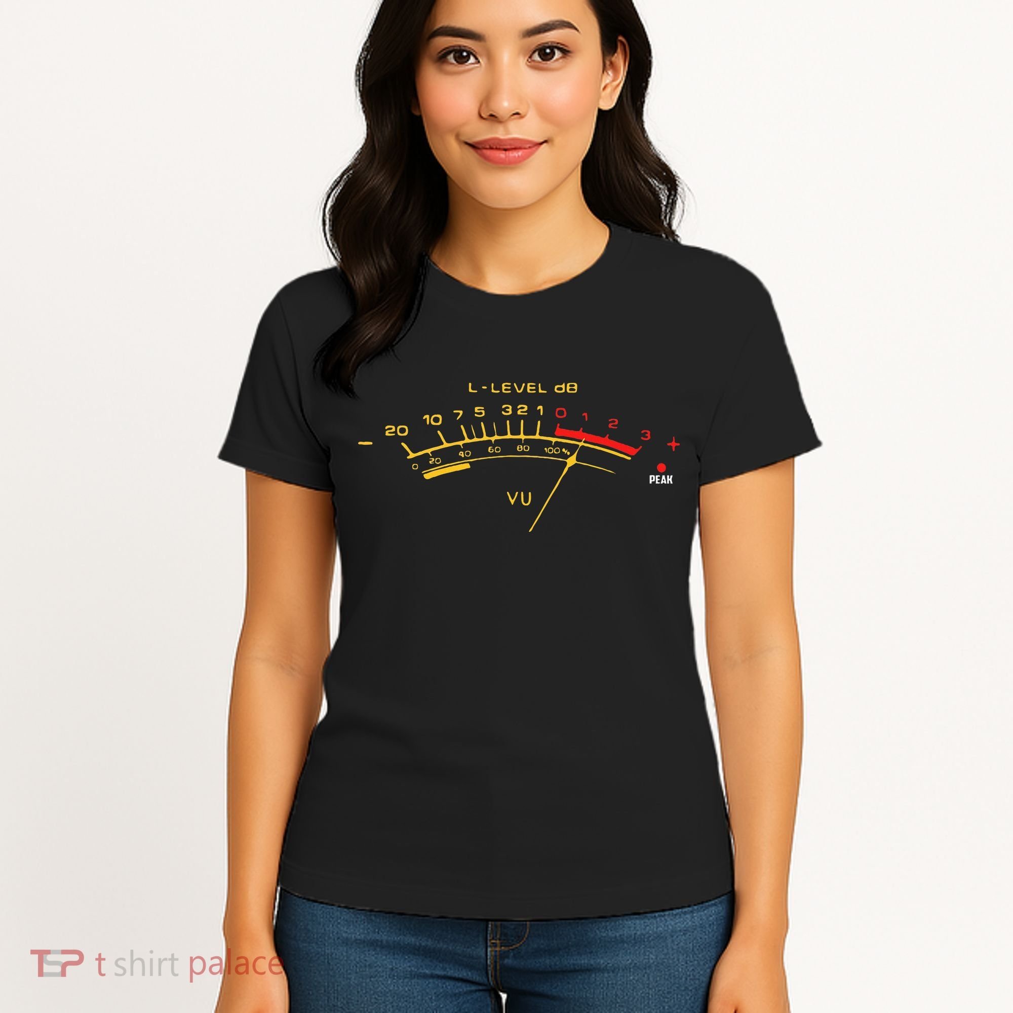 Volume Vu Meter Audio Engineer Recording Fan Women's T-Shirt