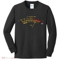 Volume Vu Meter Audio Engineer Recording Fan Kids Long Sleeve Shirt thumb 0