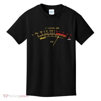 Volume Vu Meter Audio Engineer Recording Fan Kids T-Shirt