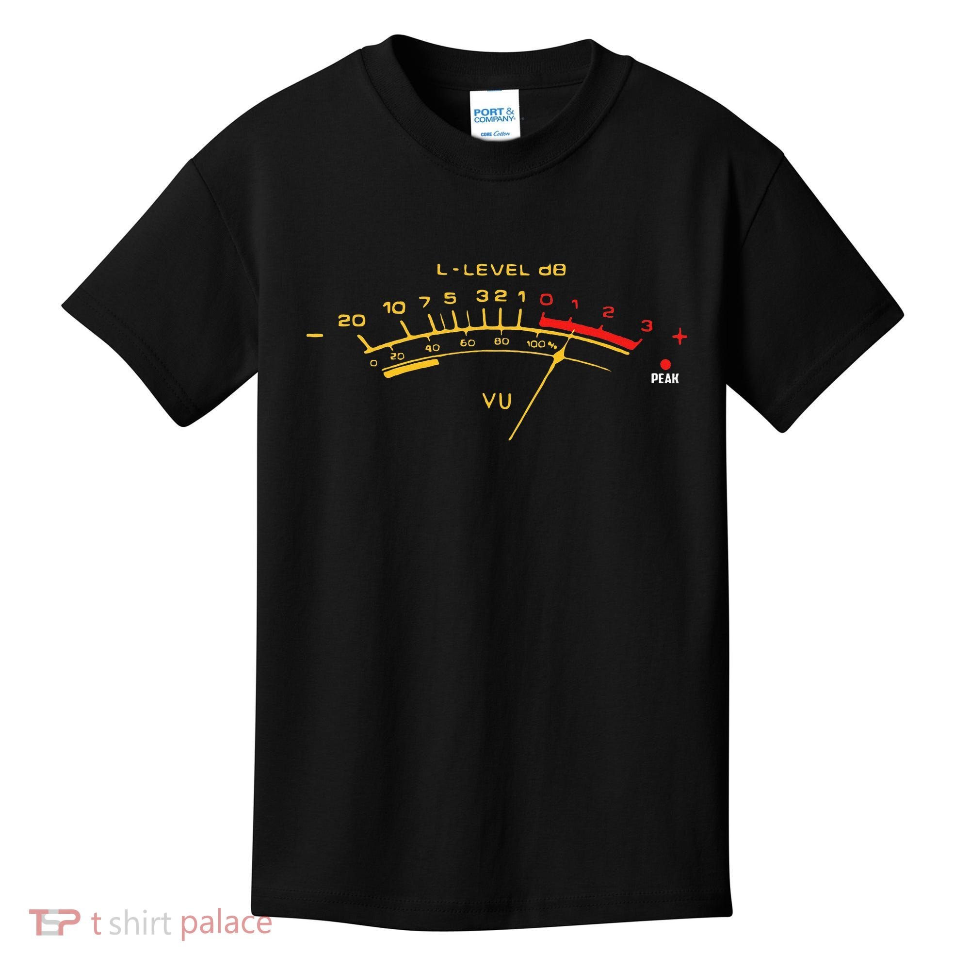 Volume Vu Meter Audio Engineer Recording Fan Kids T-Shirt