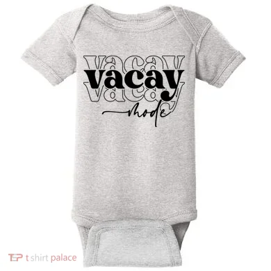 Vacay Vacation Mode On Baby Bodysuit
