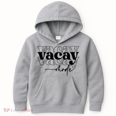 Vacay Vacation Mode On Kids Hoodie