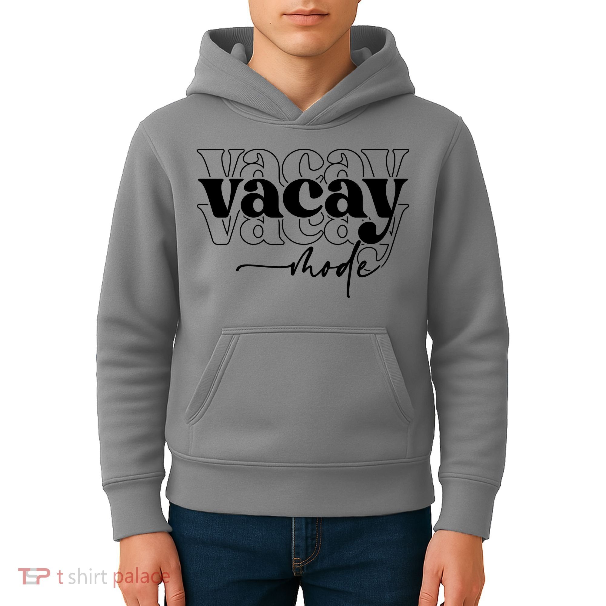 Vacay Vacation Mode On Kids Hoodie