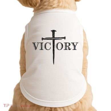 Vintage Victory Nails Cross Jesus Doggie Tank