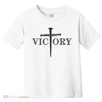 Vintage Victory Nails Cross Jesus Toddler T-Shirt