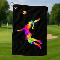 Volleyball Golf Towel thumb 1