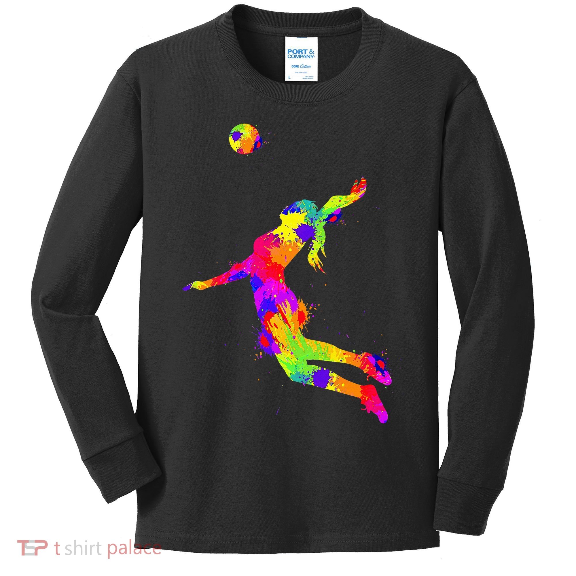 Volleyball Kids Long Sleeve Shirt