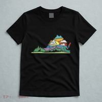 Vintage Virginia Outdoors Nature Lover Retro 80s Graphic T-Shirt thumb 5
