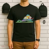 Vintage Virginia Outdoors Nature Lover Retro 80s Graphic T-Shirt thumb 6