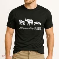 Vegan Vegetarian Powered By Plants Strongest Largest Oldest Cooling Performance Crew T-Shirt thumb 2