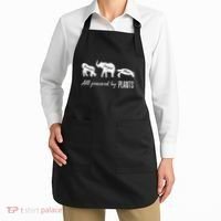 Vegan Vegetarian Powered By Plants Strongest Largest Oldest Apron thumb 2