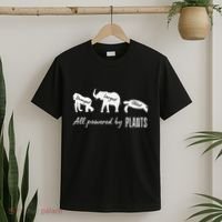 Vegan Vegetarian Powered By Plants Strongest Largest Oldest T-Shirt thumb 2