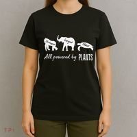 Vegan Vegetarian Powered By Plants Strongest Largest Oldest T-Shirt thumb 4