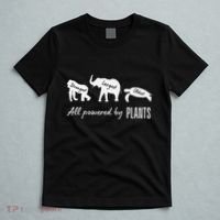 Vegan Vegetarian Powered By Plants Strongest Largest Oldest T-Shirt thumb 5