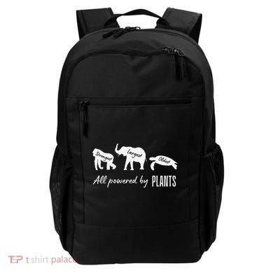 Vegan Vegetarian Powered By Plants Strongest Largest Oldest Backpack