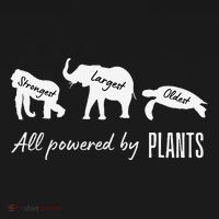 Vegan Vegetarian Powered By Plants Strongest Largest Oldest Women's Hoodie thumb 2