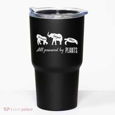 Vegan Vegetarian Powered By Plants Strongest Largest Oldest Tumbler