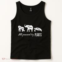 Vegan Vegetarian Powered By Plants Strongest Largest Oldest Tank Top thumb 2