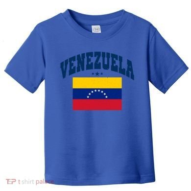 Vintage Venezuela Patriotic Throwback Athletic Meaningful Gift Toddler T-Shirt