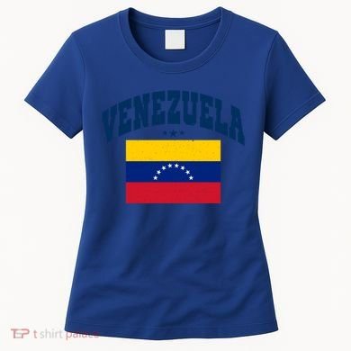 Vintage Venezuela Patriotic Throwback Athletic Meaningful Gift Women's T-Shirt