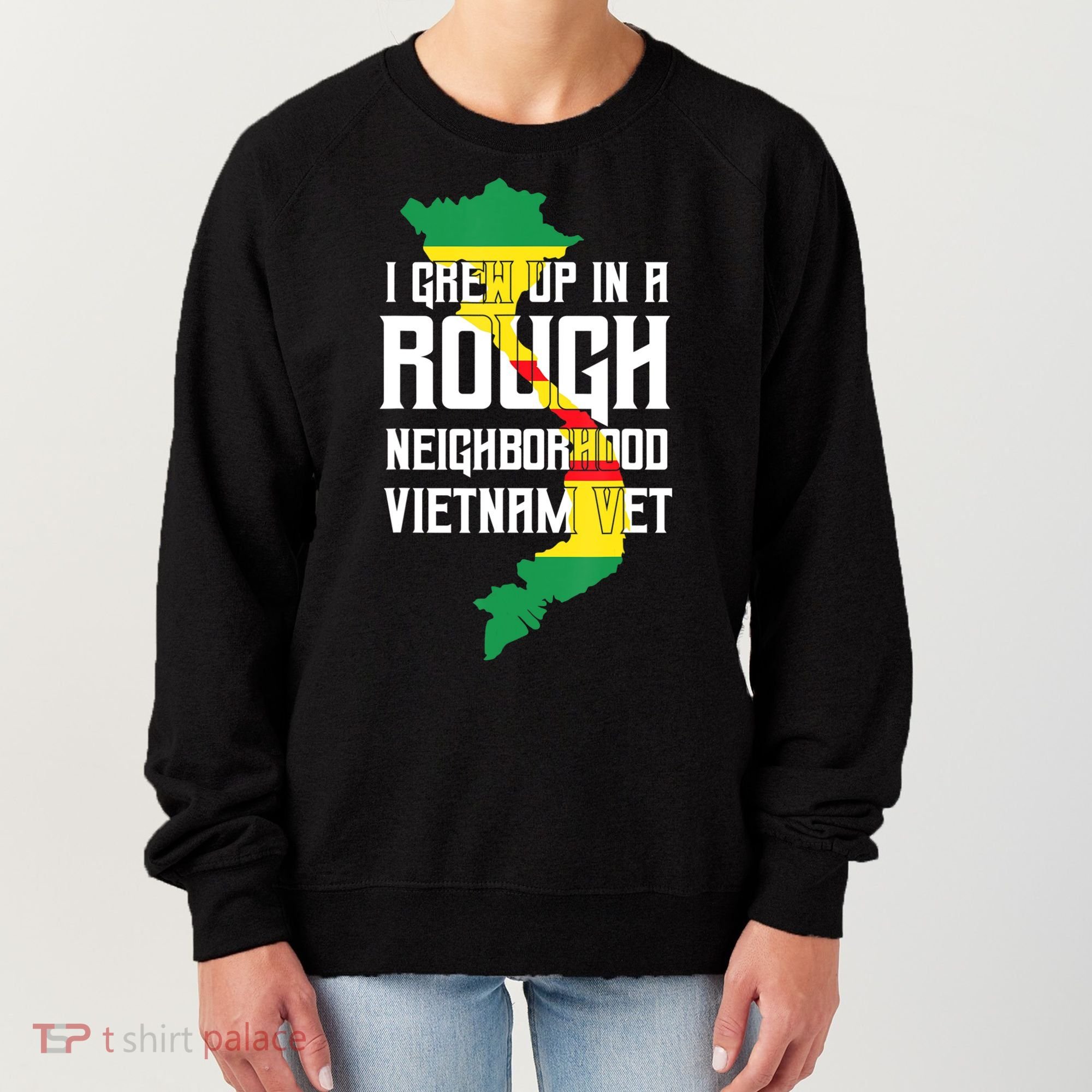 Vietnam Veteran Patriotic Army Combat Women's Sweatshirt