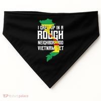 Vietnam Veteran Patriotic Army Combat USA-Made Doggie Bandana thumb 0