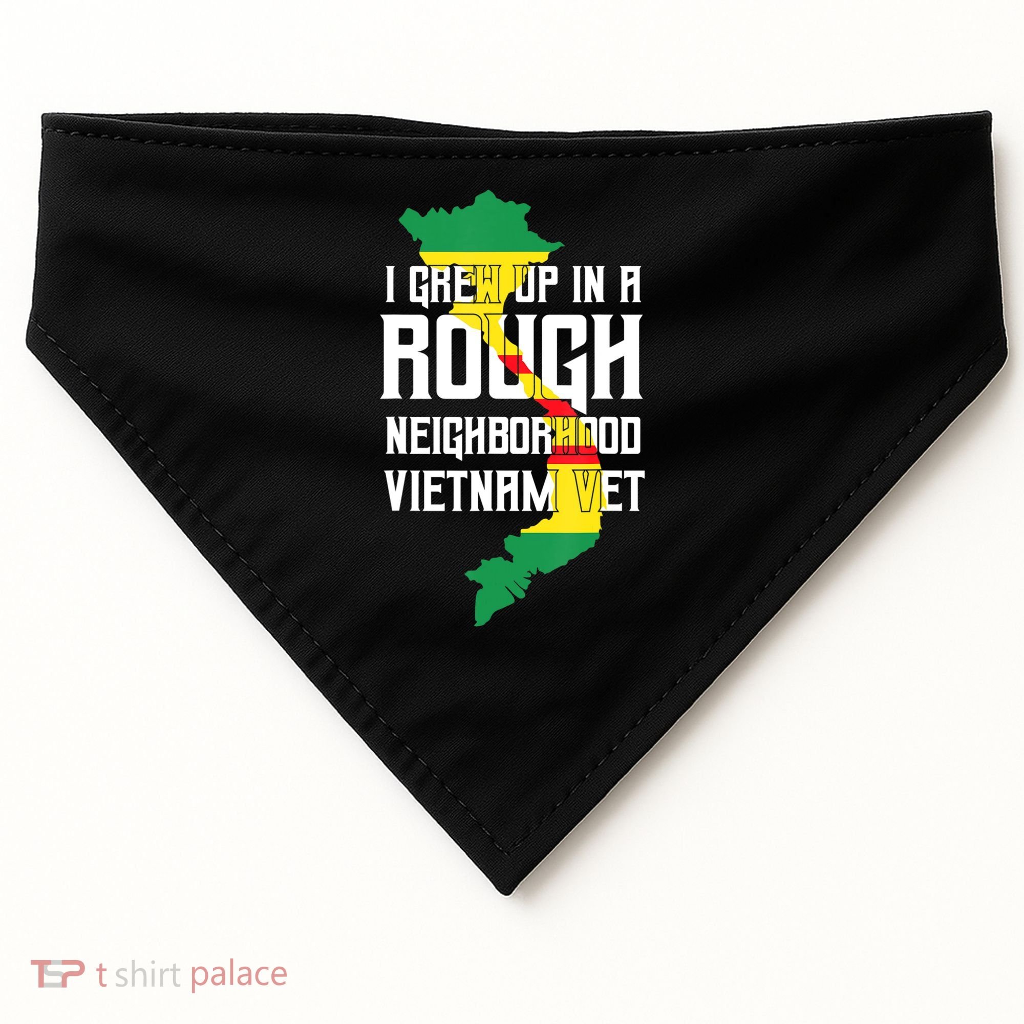 Vietnam Veteran Patriotic Army Combat USA-Made Doggie Bandana