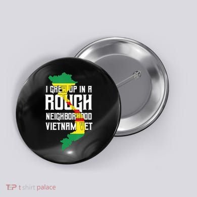 Vietnam Veteran Patriotic Army Combat Button