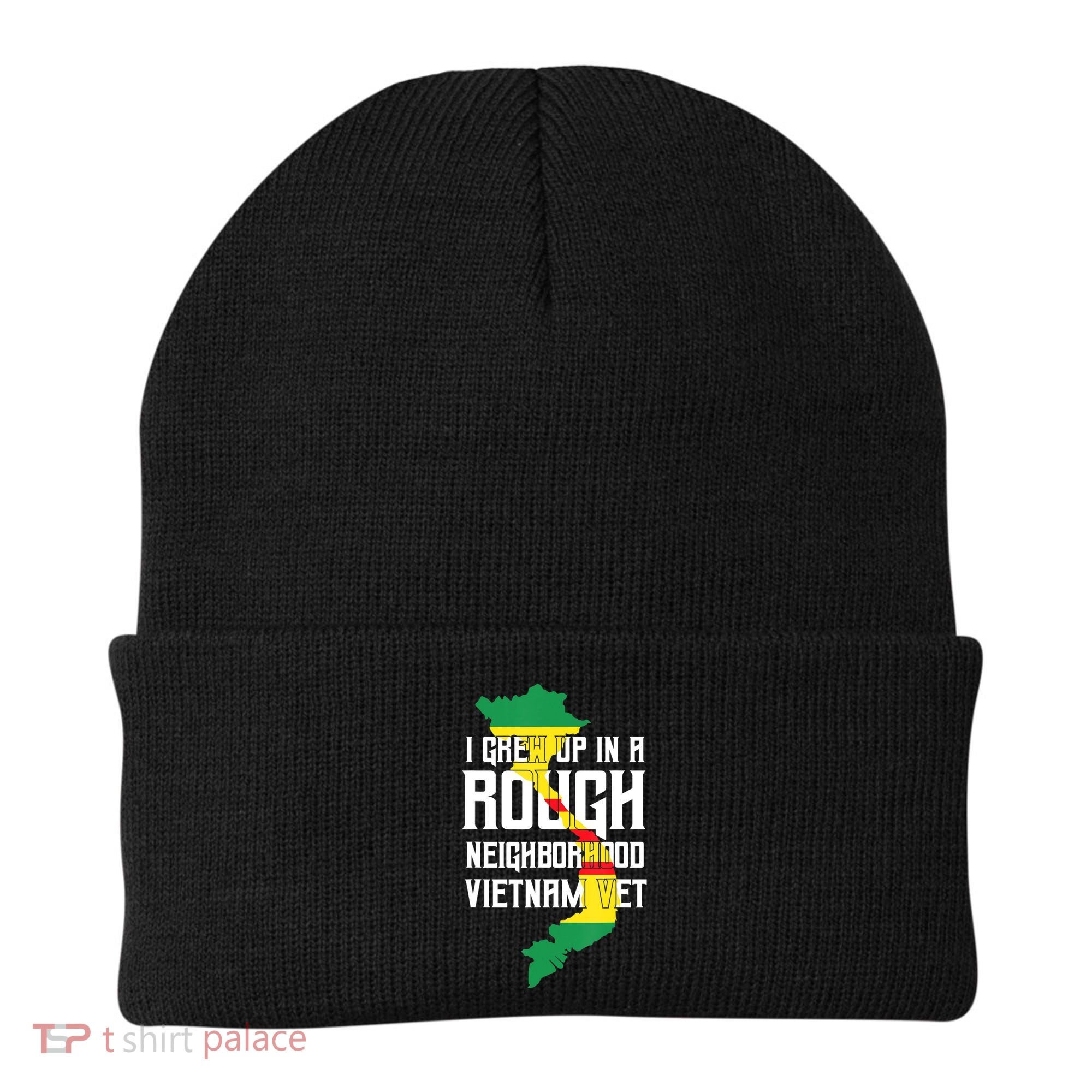 Vietnam Veteran Patriotic Army Combat Beanie