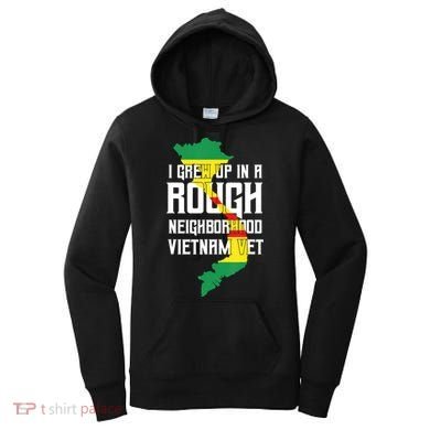 Vietnam Veteran Patriotic Army Combat Women's Hoodie