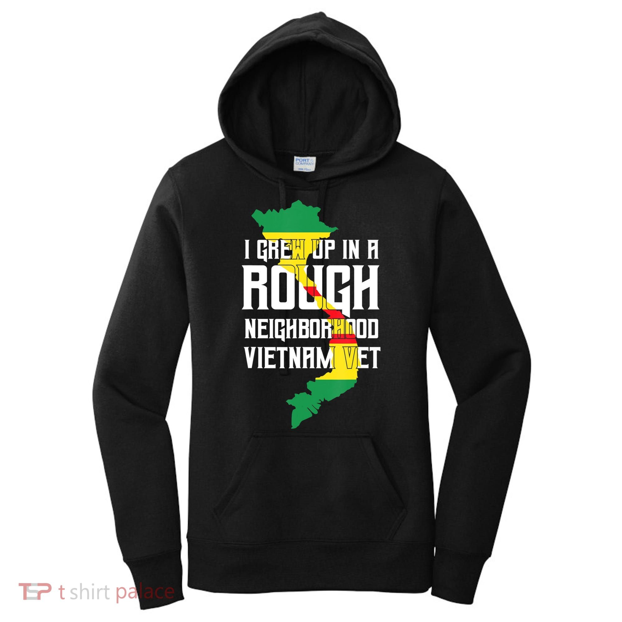Vietnam Veteran Patriotic Army Combat Women's Hoodie